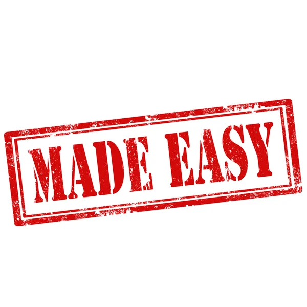 Made Easy-stempel – Stock-vektor