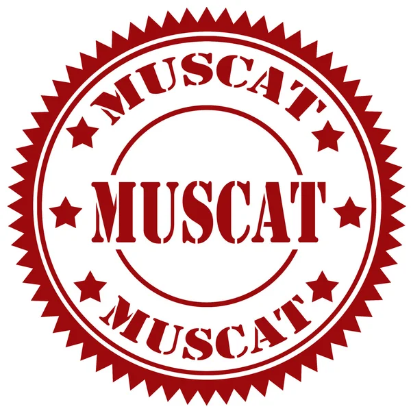 Muscat-stempel — Stockvector