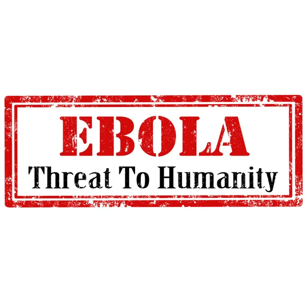 Ebola -Marke — Stockvektor