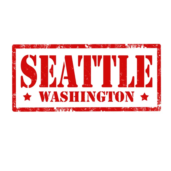 Seattle-stamp — Stock Vector