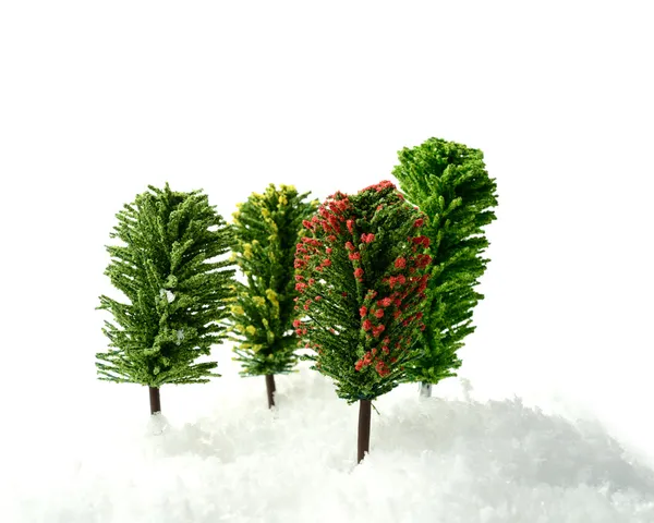 Model Trees — Stock Photo, Image