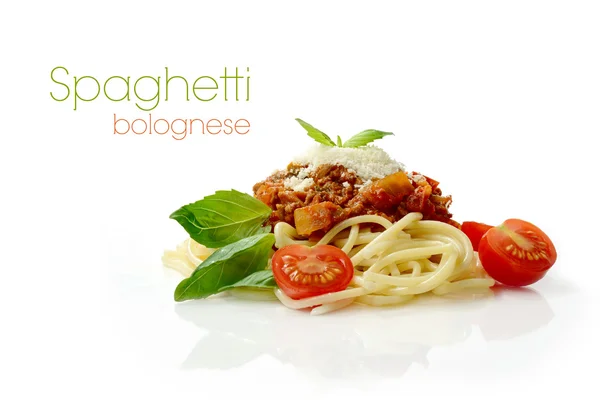 Spaghetti bolognais Images De Stock Libres De Droits