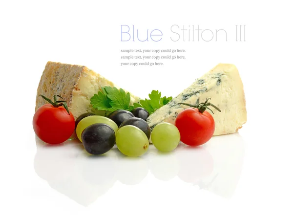 Queijo azul Stilton III — Fotografia de Stock