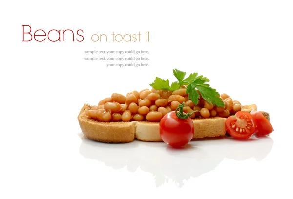 Beans on toast II — Stock Photo, Image
