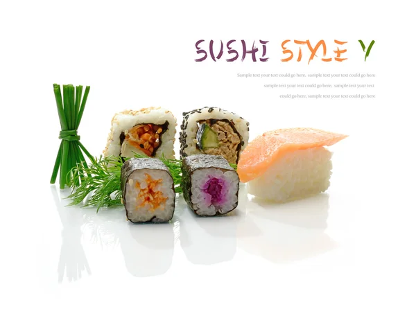 Sushi-Stil v — Stockfoto