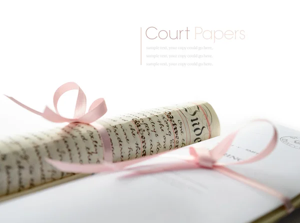 Court Papers II — Stock Photo, Image