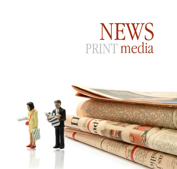 News Print Media — Stock Photo, Image