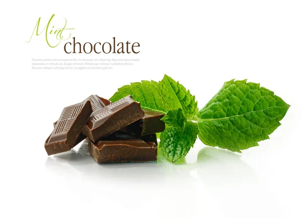 Chocolate de menta 2 —  Fotos de Stock
