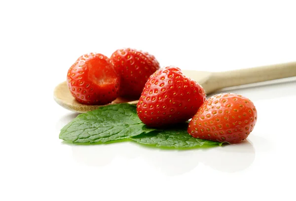 Strawberries Macro — Stock Photo, Image