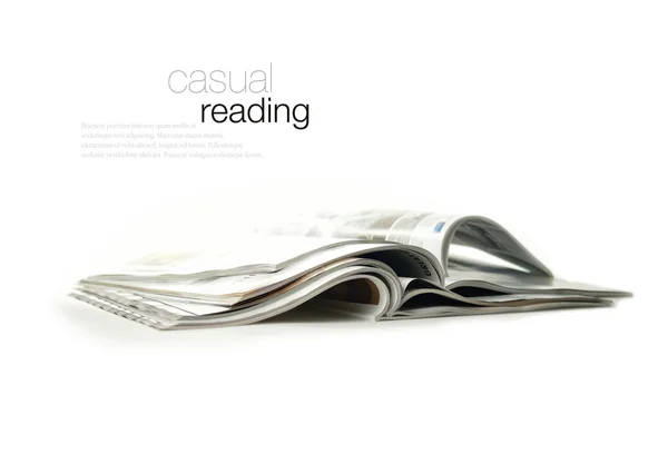 Dorywczo czytania — Zdjęcie stockowe