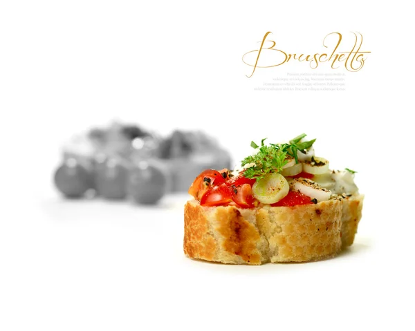 Bruschetta — 图库照片