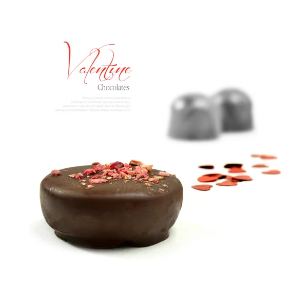 Chocolates Valentine — Fotografia de Stock