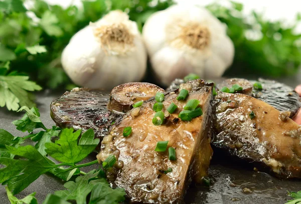 Garlic Mushrooms 3 — Stock Photo, Image