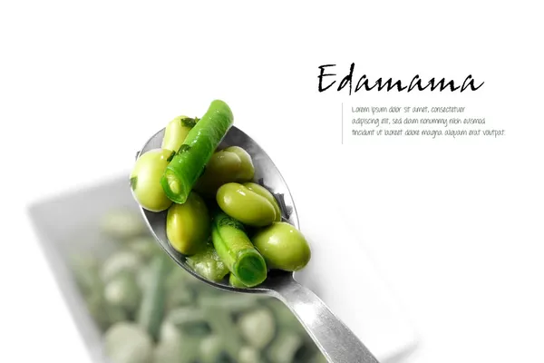 Salada Edamama — Fotografia de Stock