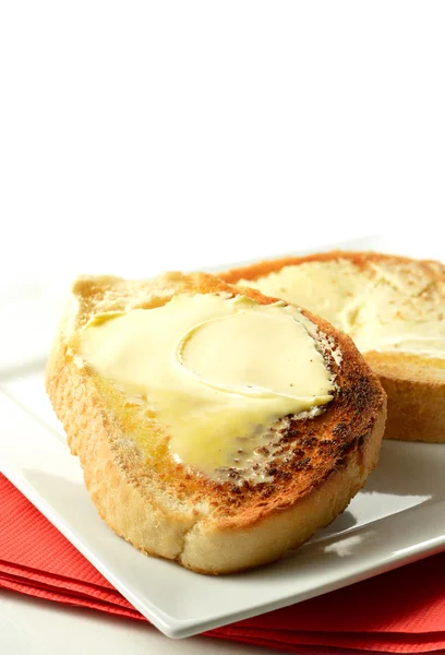 Masłem toast — Zdjęcie stockowe