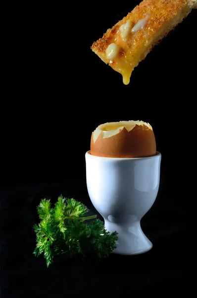 Egg Soldier — Stock Photo, Image