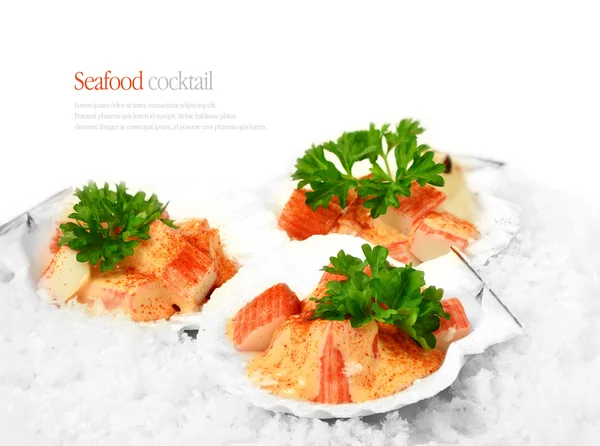 Cocktail de frutos do mar 3 — Fotografia de Stock