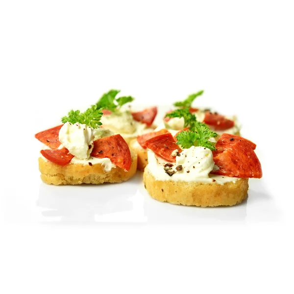 Bruschetta de 2 — Foto de Stock