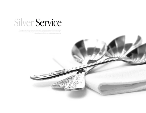 Silver Service 3 — Stock Photo, Image