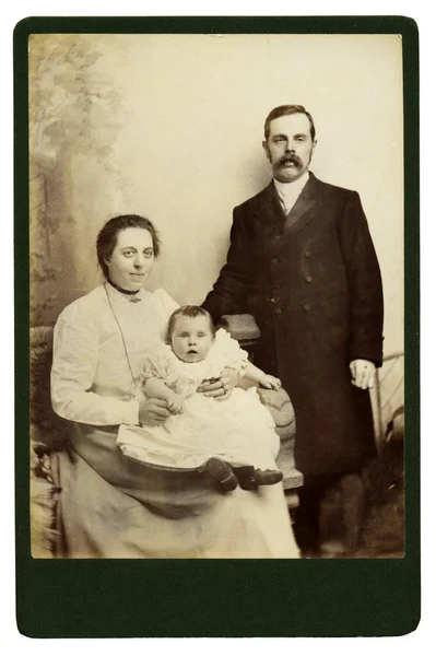 Victoriaanse familie — Stockfoto