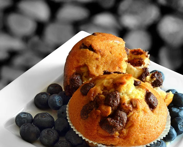 Chocolate Muffins — Stock Photo, Image