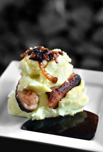 Sausage And Mash — Stock Photo, Image