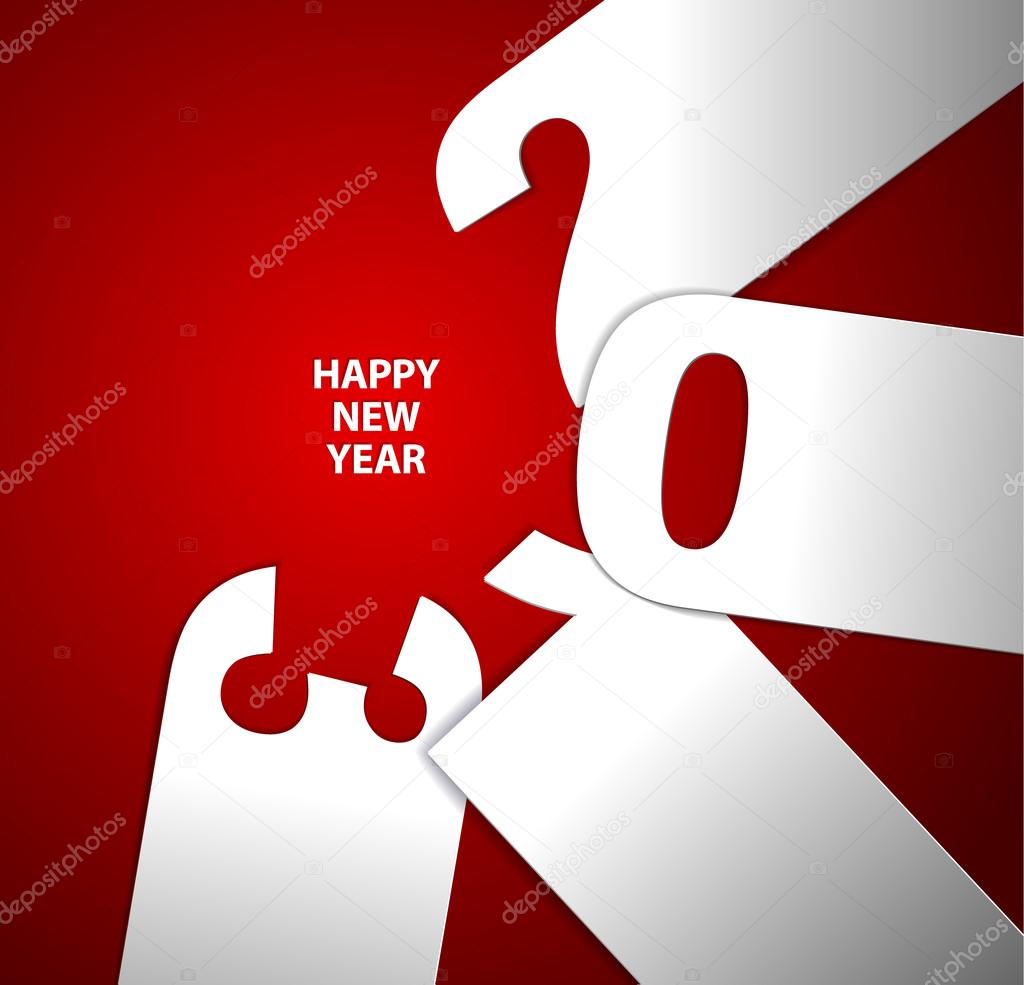 Happy New Year 2013 vector card