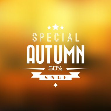 sonbahar Satılık vektör arka plan