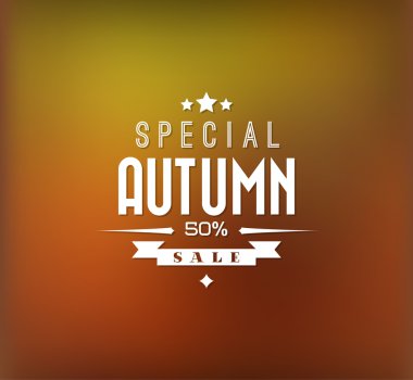 sonbahar Satılık vektör arka plan