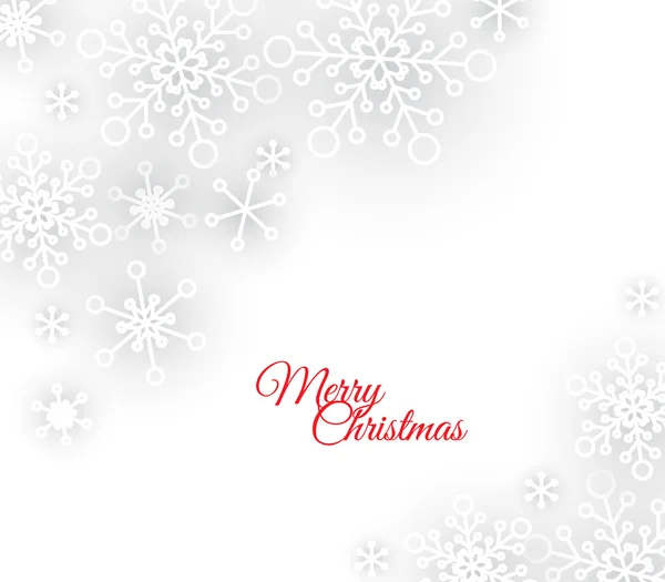Vecteur blanc abstrait fond de Noël — Image vectorielle