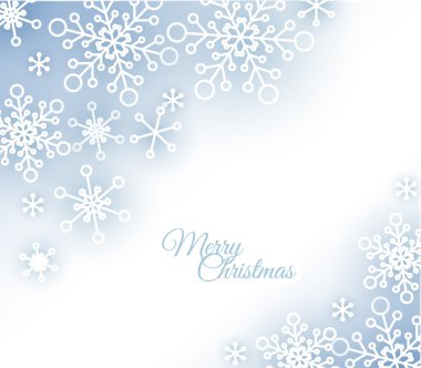 Kar taneli Noel kartı