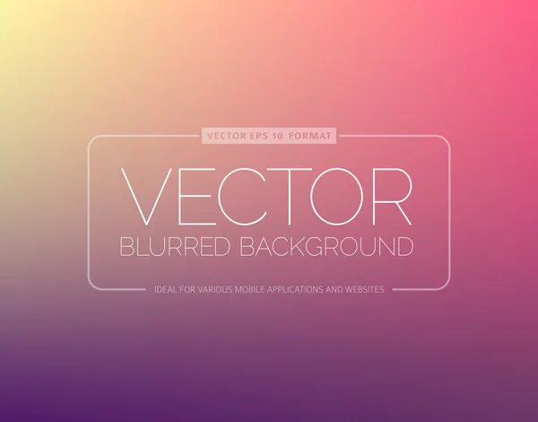Abstract blurred background — Stock Vector