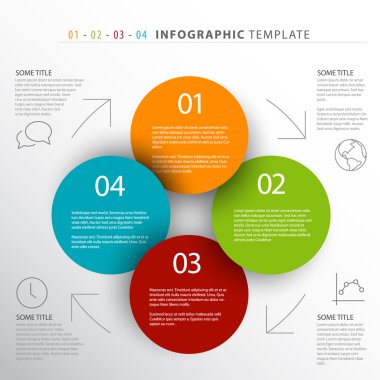 bir iki üç dört - ilerleme durumu simgeleri