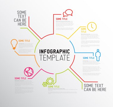 Infographic rapor şablonu