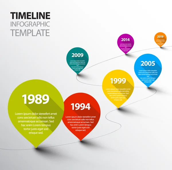 Infographic Template with pointers — Stock Illustration Infographic Template with pointers Stock Illustration