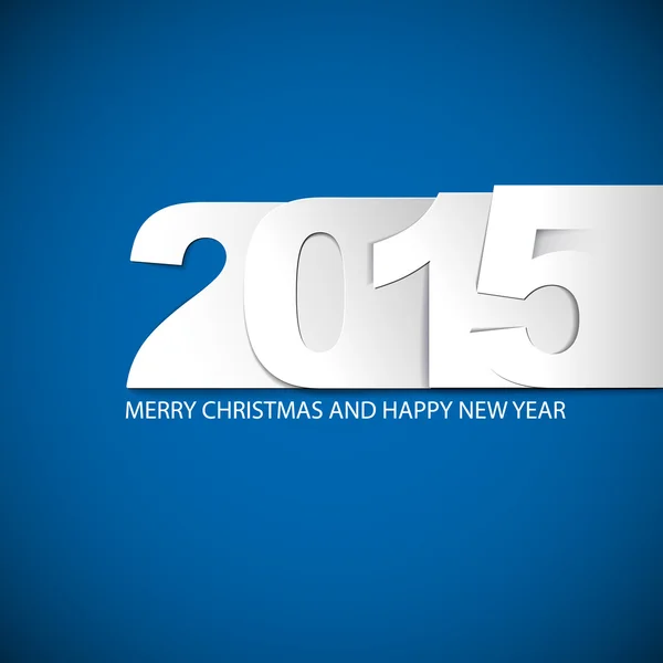 Αρχική νέο έτος 2015 κάρτα — Διανυσματικό Αρχείο
