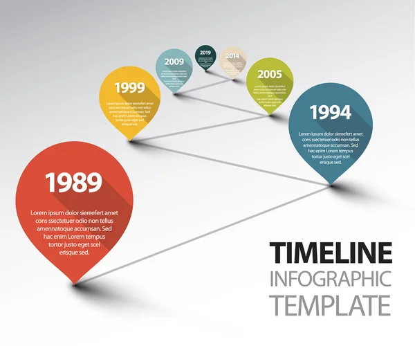 Infographic Timeline Template — Stock Illustration Infographic Timeline Template Stock Illustration