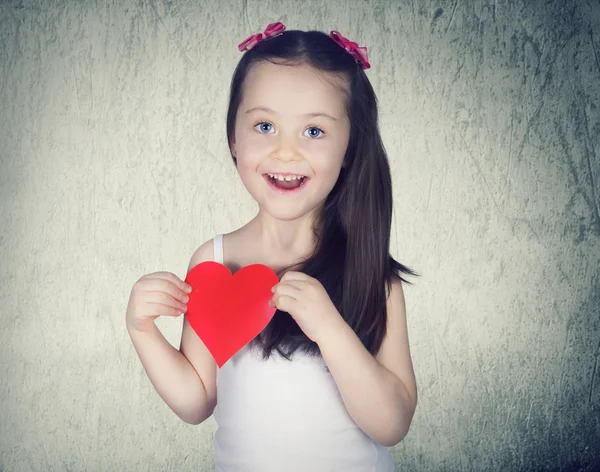 Portrait of the child close up on the isolated white background — Stock Photo, Image