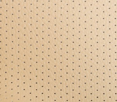 Deri malzemesi sahte deri keten yakın plan makro arkaplan resmi boş katı doldurulmuş yapay yapısal dolgu duvar kağıdı yazılmamış madde deri kumaş kaba yüzey dokusu bej