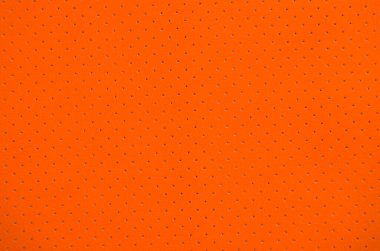 Deri malzemesi sahte deri keten yakın plan makro arkaplan resmi boş katı yapay yapısal dolgu duvar kağıdı yazılmamış madde deri kumaş pürüzlü yüzey dokusu turuncu