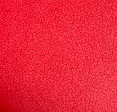 Deri malzemesi sahte deri keten yakın plan makro arkaplan resmi boş katı yapay yapısal dolgu duvar kağıdı yazılmamış madde deri kumaş kabarık yüzey dokusu rengi kırmızı