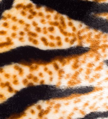 benekli yapay kürk bir yığın hafif kumaş, keten, malzeme, kahverengi, benekler, renk, desen, hayvan, renk