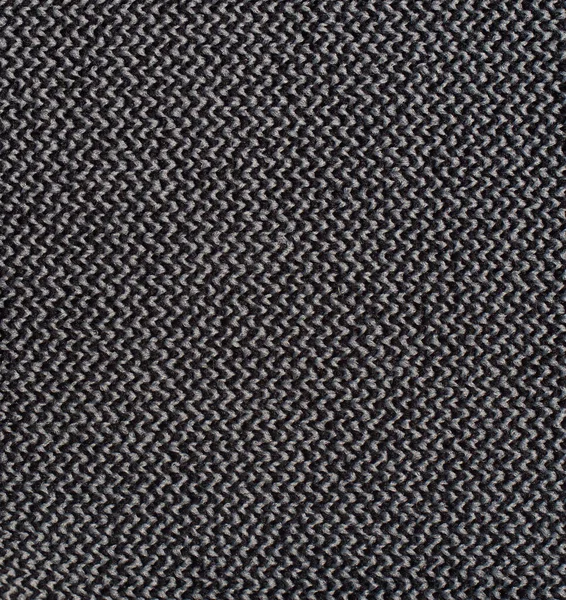 Stoff Textur Muster Makro Nahaufnahme Makro Hintergrund Materialfaden Farbe Schwarz — Stockfoto