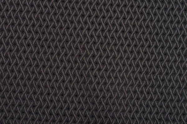 Textur Muster Makro Nahaufnahme Makro Hintergrundmaterial Garnfarbe Schwarz Dicht Faden — Stockfoto