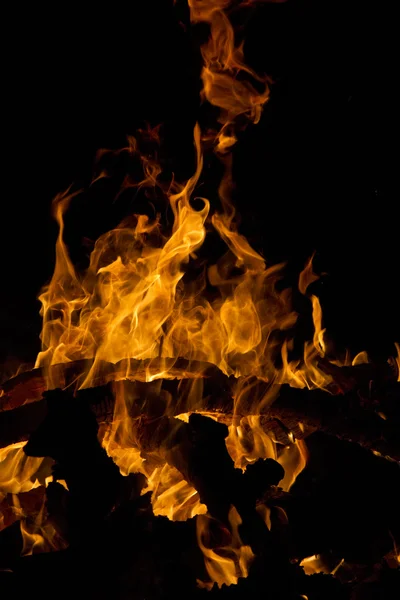 Holzfeuer — Stockfoto