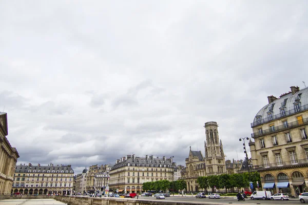 Typical French buildings — Stock Photo, Image