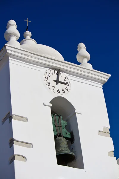 White Christian bell tower — Stock Photo, Image