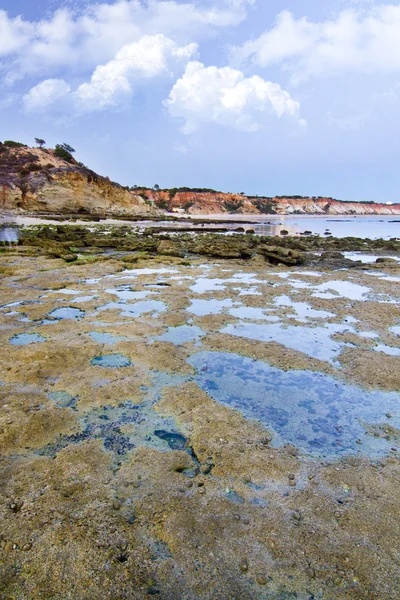 Olhos D'Agua, Algarve — Zdjęcie stockowe