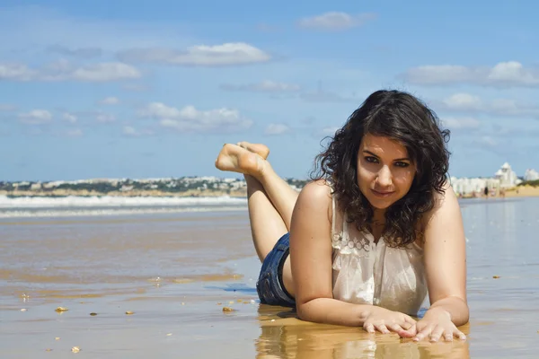 Beautiful summer girl — Stock Photo, Image