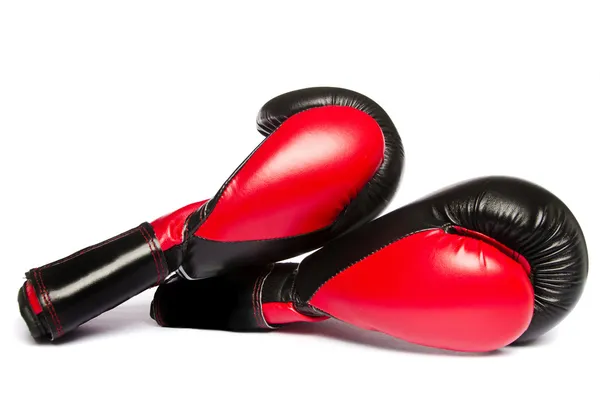 Gants de boxe rouges — Photo